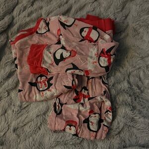 Little Sleepies holiday Penguin Pajama Set
